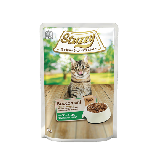 Stuzzy Kat Chunks konijn 85gr