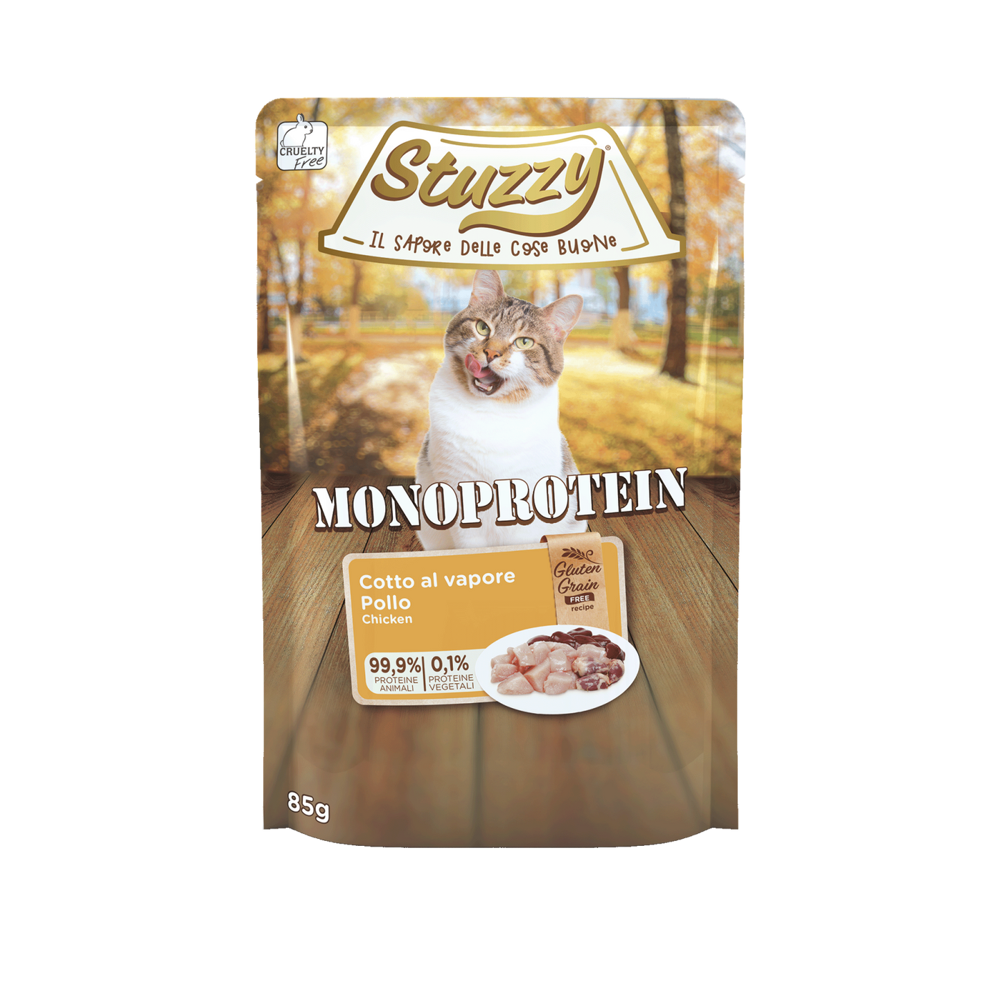 Stuzzy Kat Monoprotein kip 85gr