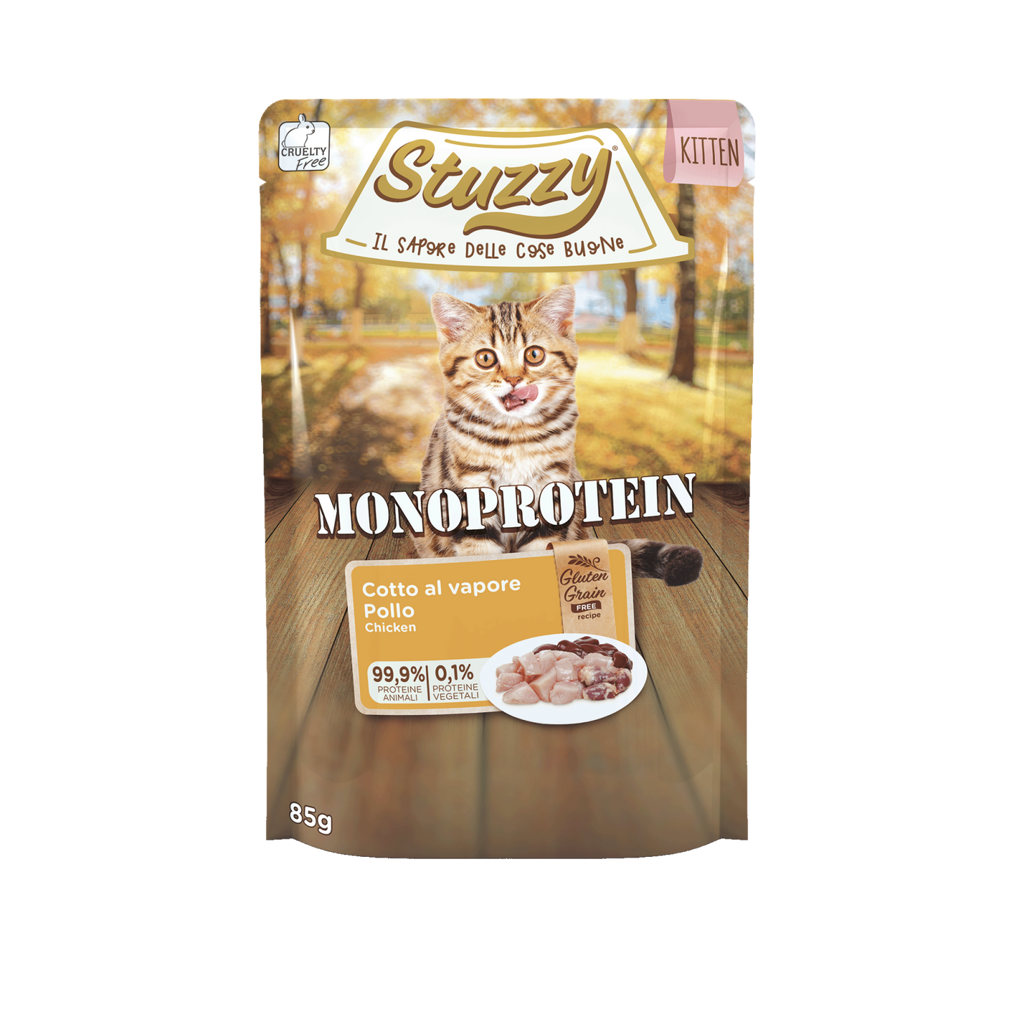 Stuzzy Kitten Monoprotein kip 85gr