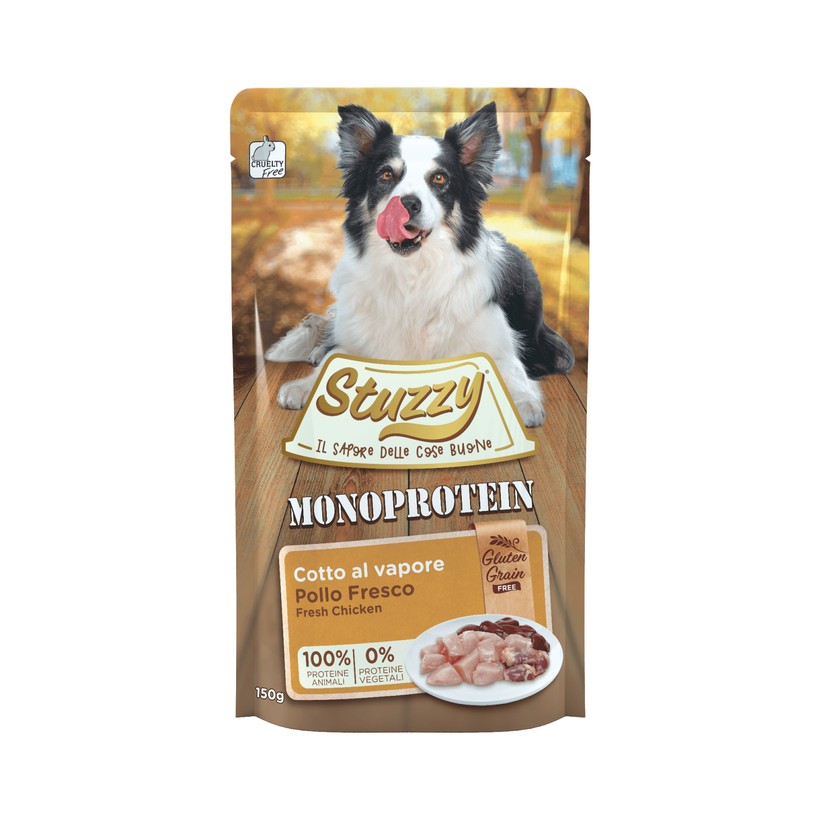Stuzzy Hond Monoprotein graanvrij kip 150gr