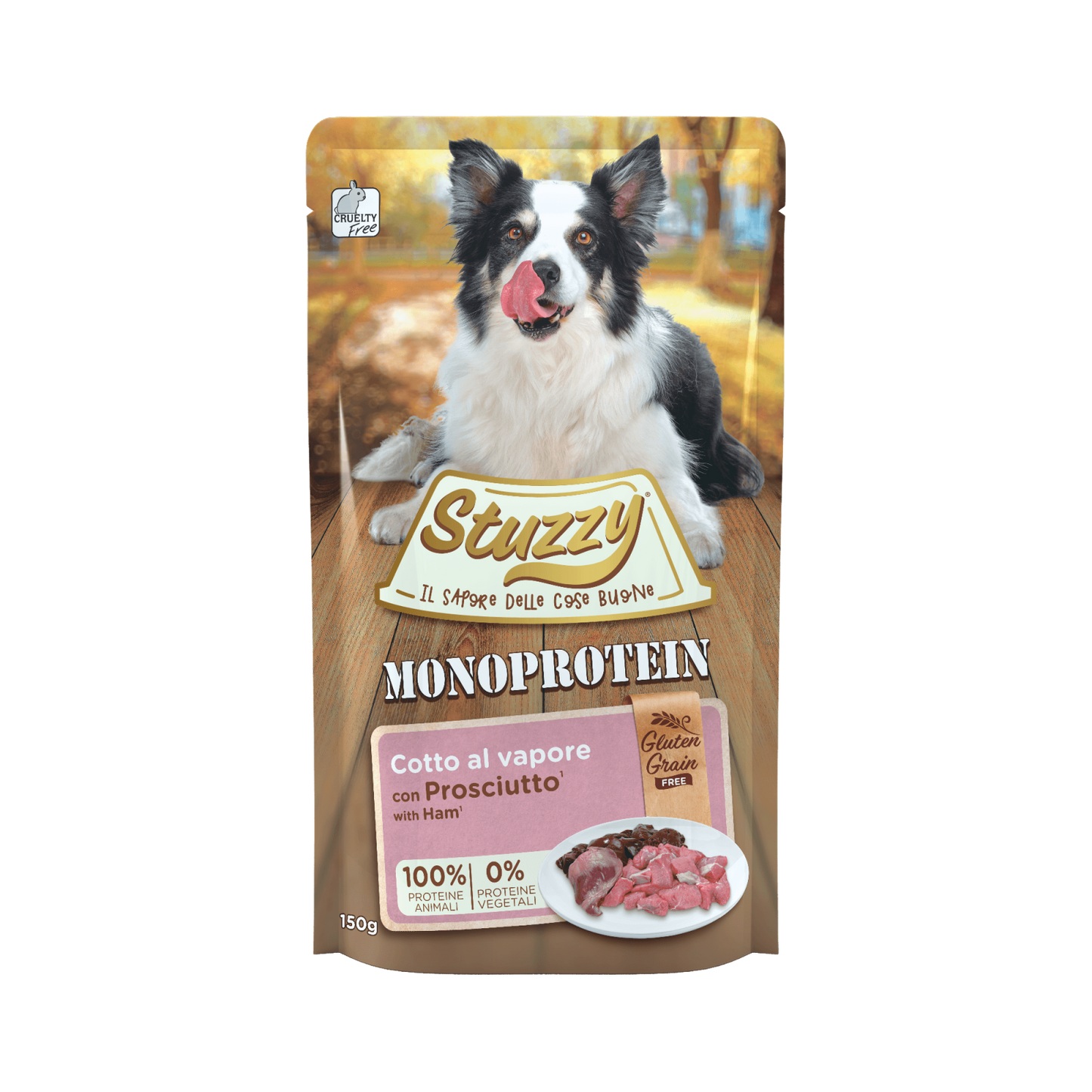 Stuzzy Hond Monoprotein graanvrij ham 150gr