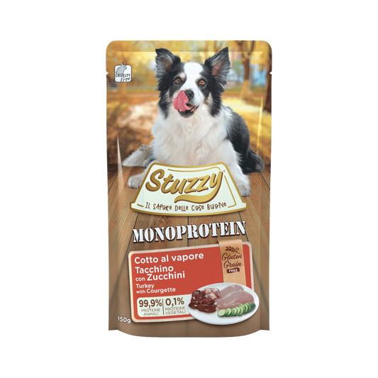 Stuzzy Hond Monoprotein gv kalkoen courgette 150gr