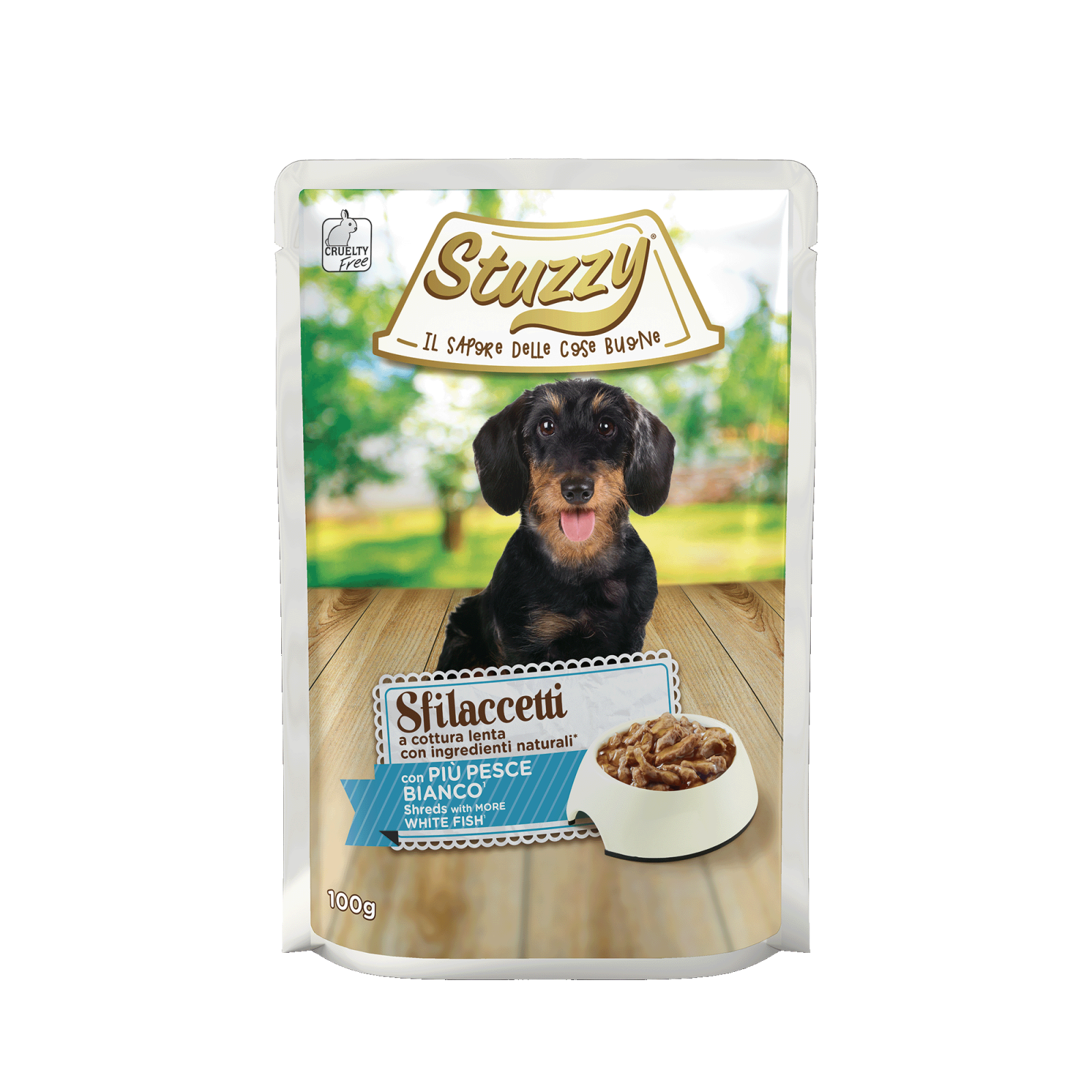 Stuzzy Hond Shreds vis 100gr