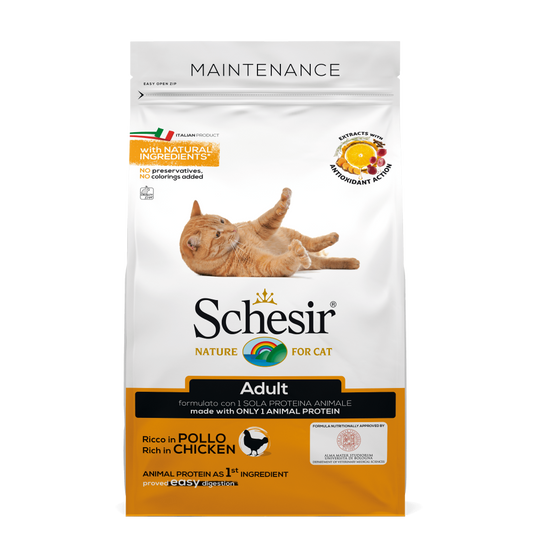 Schesir kat dry maintenance kip 400gr