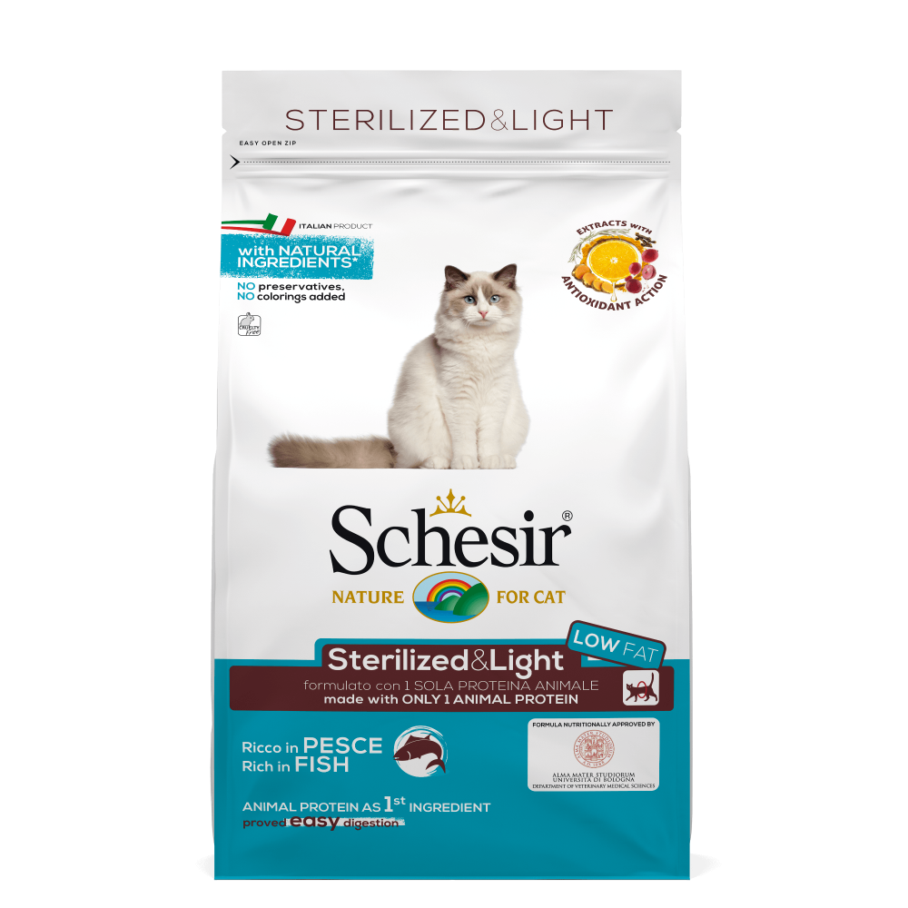 Schesir kat dry sterilized vis 400gr