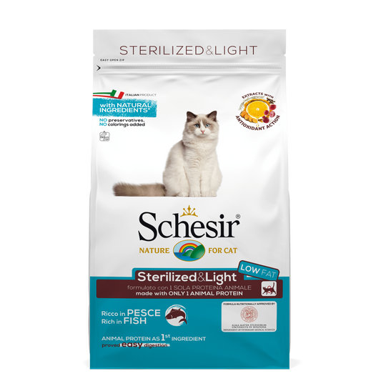 Schesir kat dry sterilized vis 400gr