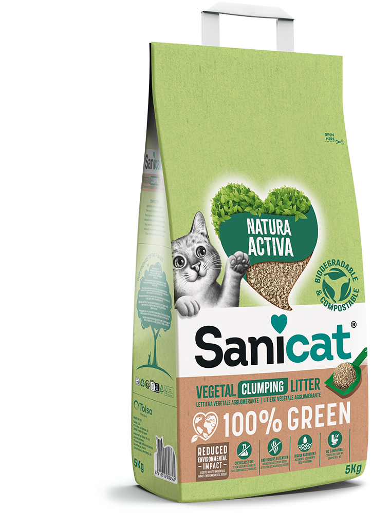 Sanicat natura activa 100% green 5kg