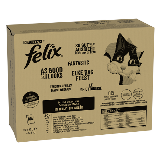 Felix Elke Dag Feest pouch gelei mix sel mp 80x85gr