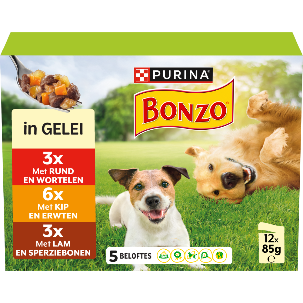 Bonzo in gelei mp 12x85gr