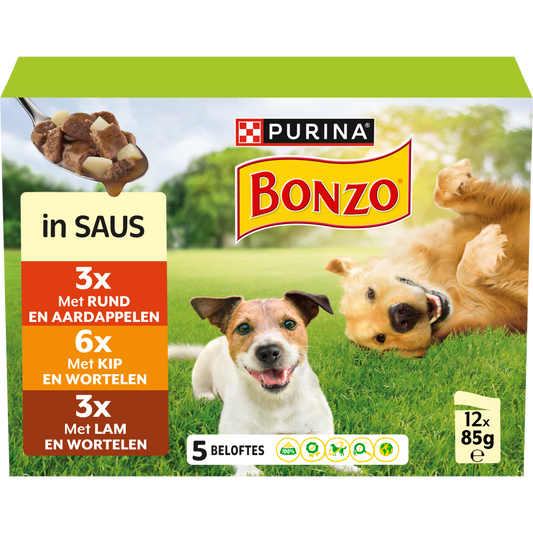 Bonzo in saus mp 12x85gr
