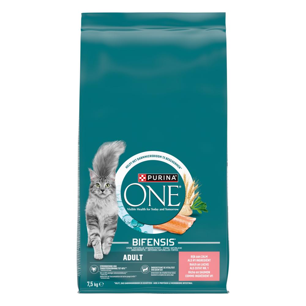 Purina One adult zalm 7,5kg