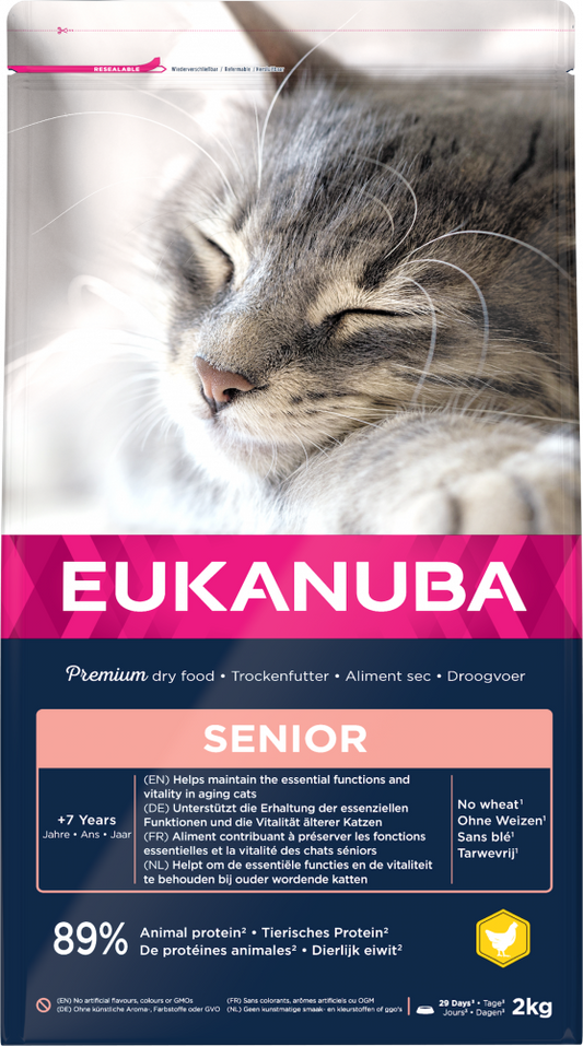 Eukanuba cat senior chicken 2kg