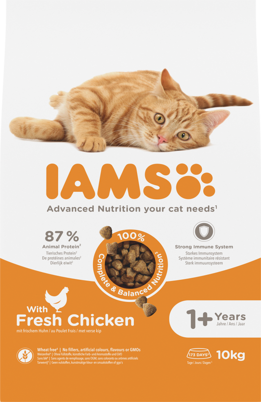Iams cat adult chicken 10kg