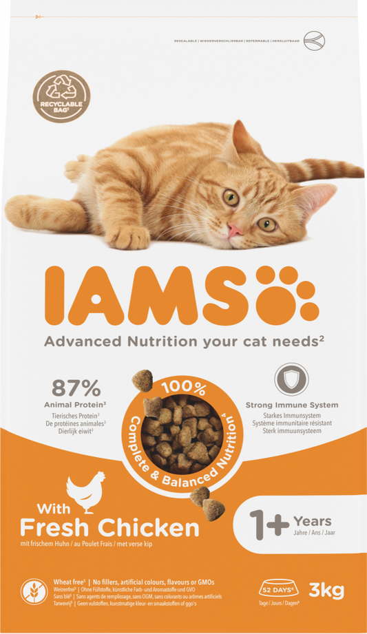 Iams cat adult chicken 3kg