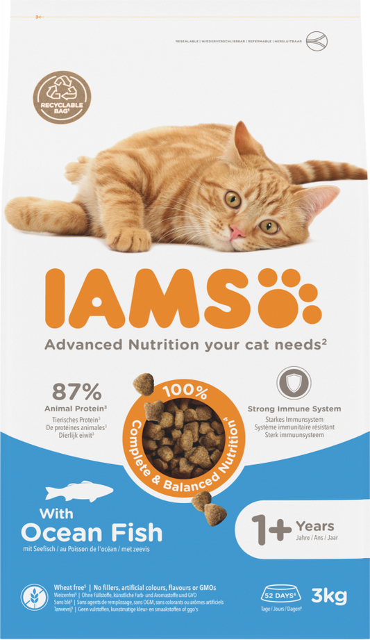 Iams cat adult ocean fish 3kg