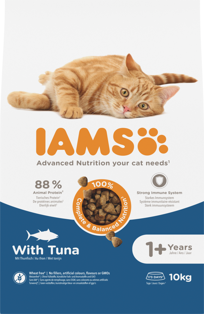 Iams cat adult tuna 10kg