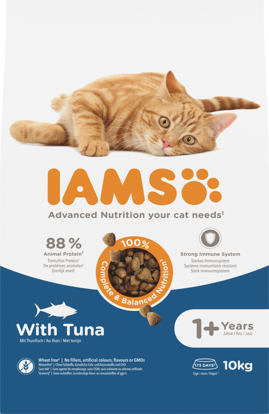 Iams cat adult tuna 10kg