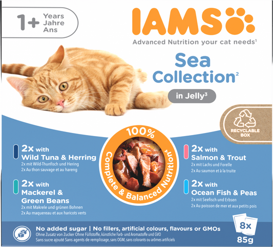 Iams Delights pouch adult sea jelly mp 8x85gr
