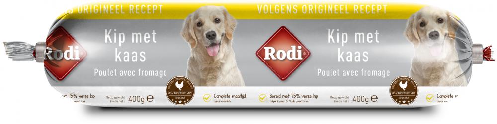 Rodi worst kip&kaas 400gr