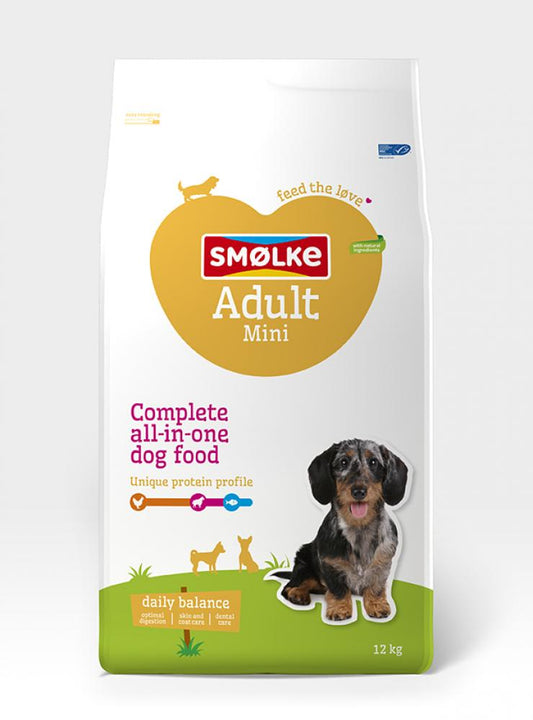 Smølke hond adult mini 12kg