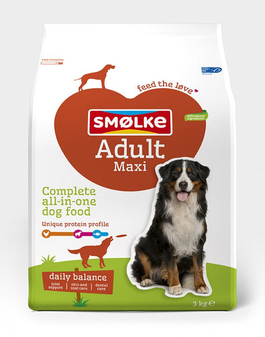 Smølke hond adult maxi 3kg