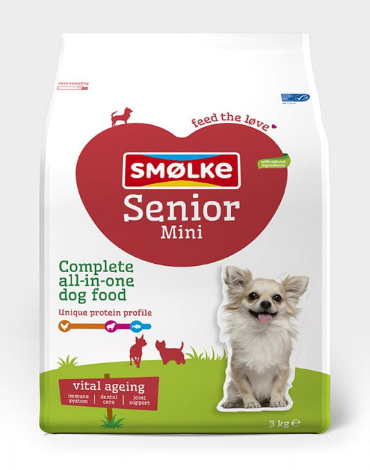 Smølke hond senior mini 3kg