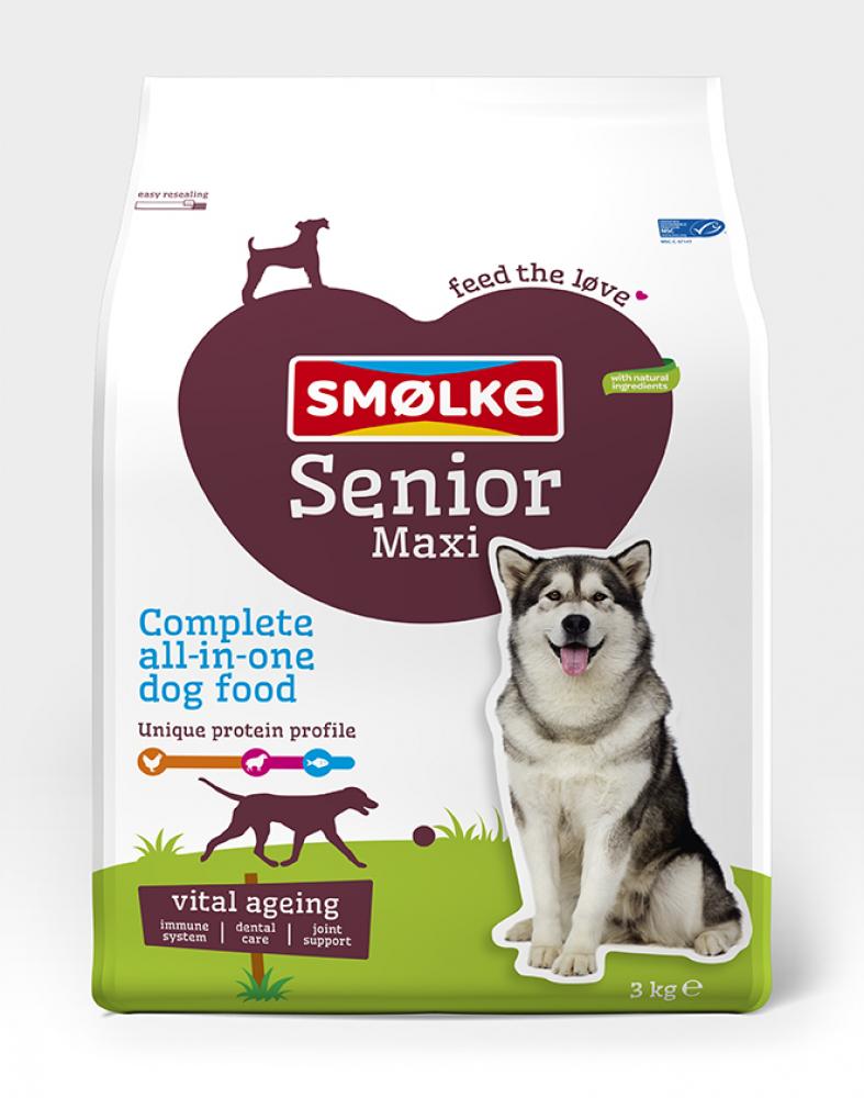 Smølke hond senior maxi 3kg