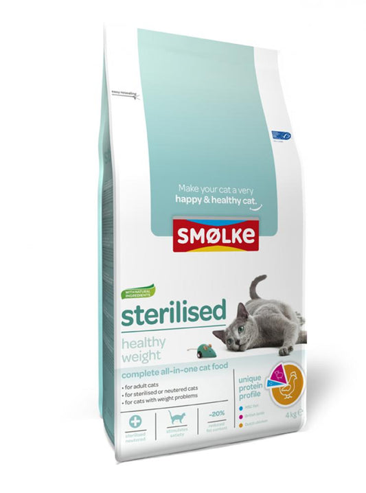 Smølke kat sterilised 4kg