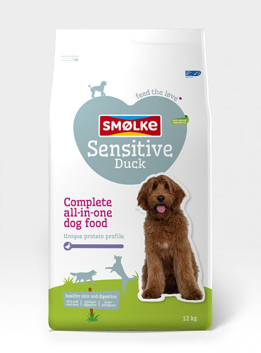 Smølke hond sensitive duck 12kg