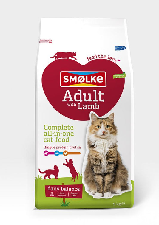 Smølke kat adult lamb 2kg