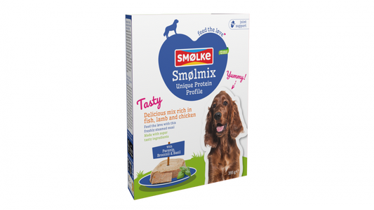 Smølke hond vers gestoomd smølmix 395gr
