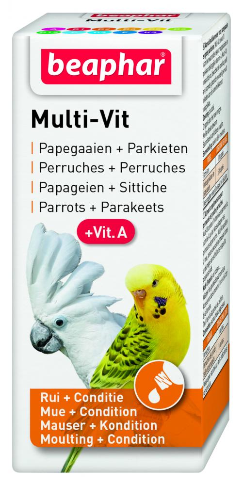 Beaphar multi-vit papegaaien&parkieten 20ml