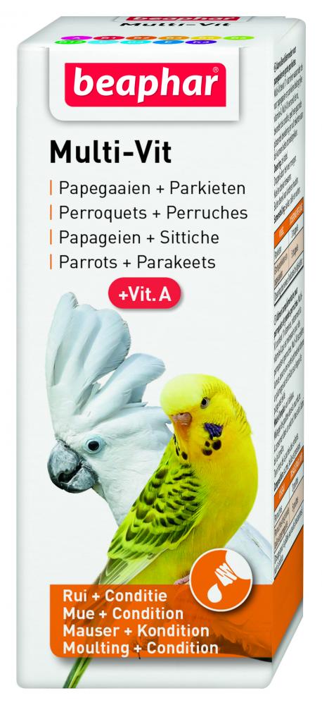 Beaphar multi-vit papegaaien&parkieten 50ml