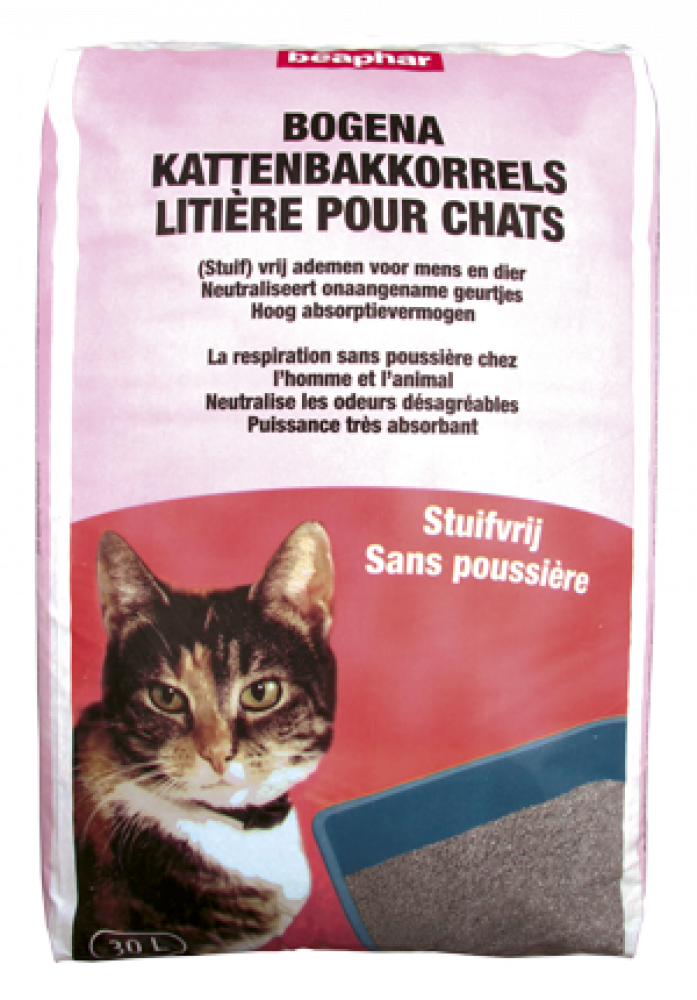Beaphar Bogena kattenbakvulling stuifvrij 30ltr