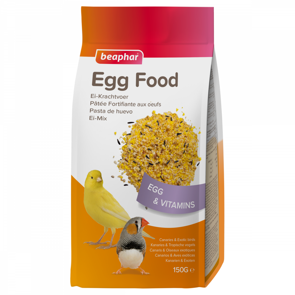 Beaphar ei-krachtvoer kanaries&tropische vogels 150gr