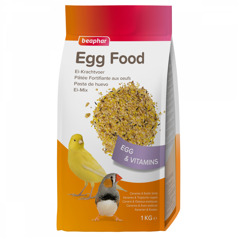 Beaphar ei-krachtvoer kanaries&tropische vogels 1kg