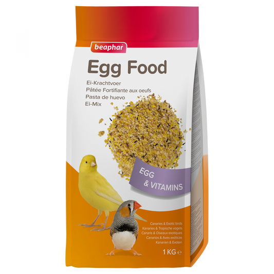 Beaphar ei-krachtvoer kanaries&tropische vogels 1kg