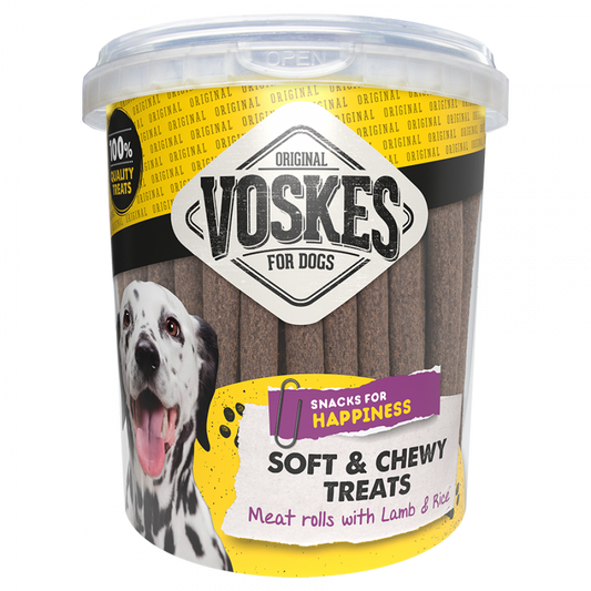 Voskes vleesrol lam/rijst 600gr