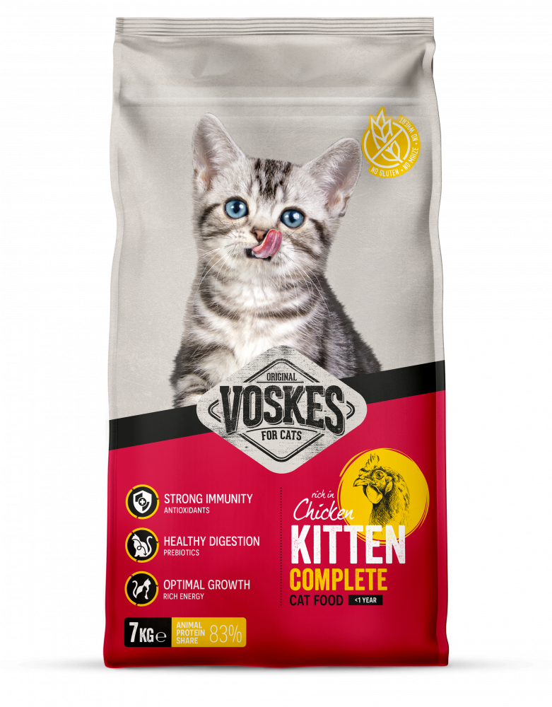 Voskes brok kitten kip 7kg