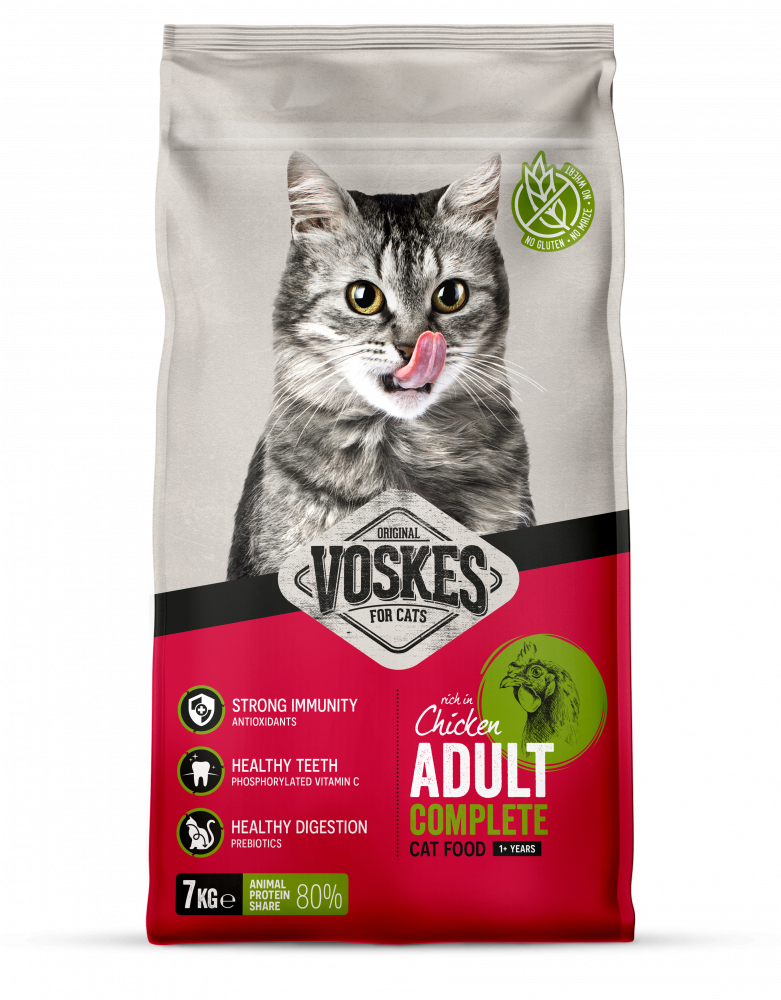 Voskes brok adult kip 7kg