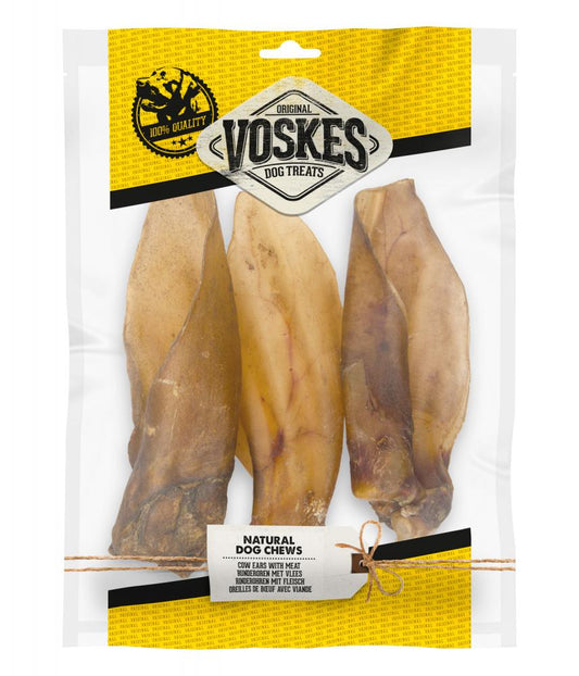 Voskes runderoren met vlees 3st