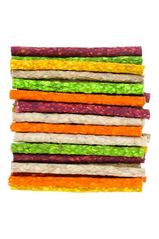 HDV munchy stick 5inch 10mm 8gr 5 kleuren 100st