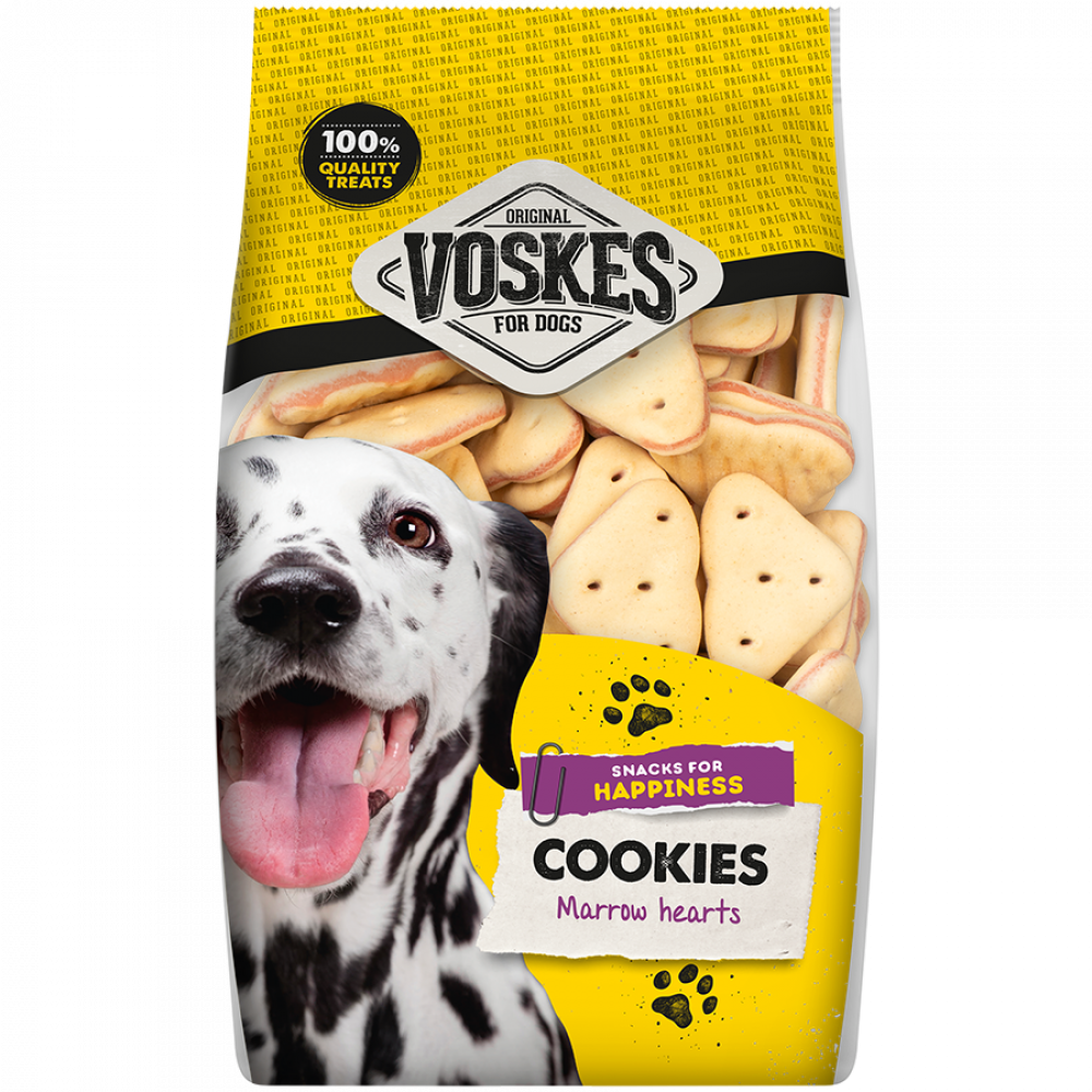 Voskes merg hartjes 400gr