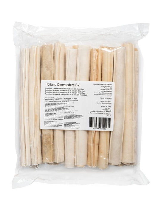 HDV premium geperste staaf 10inch 20mm 80-90gr 20st
