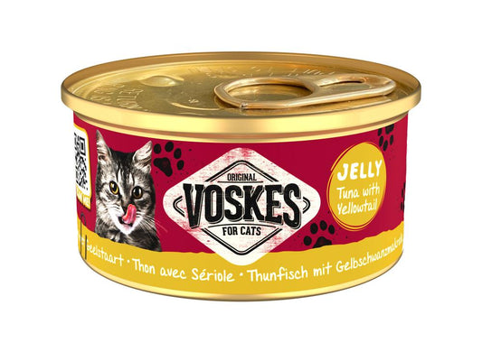 Voskes gelei tonijn&geelstaart 85gr