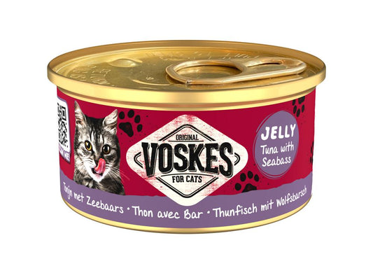 Voskes gelei tonijn&zeebaars 85gr