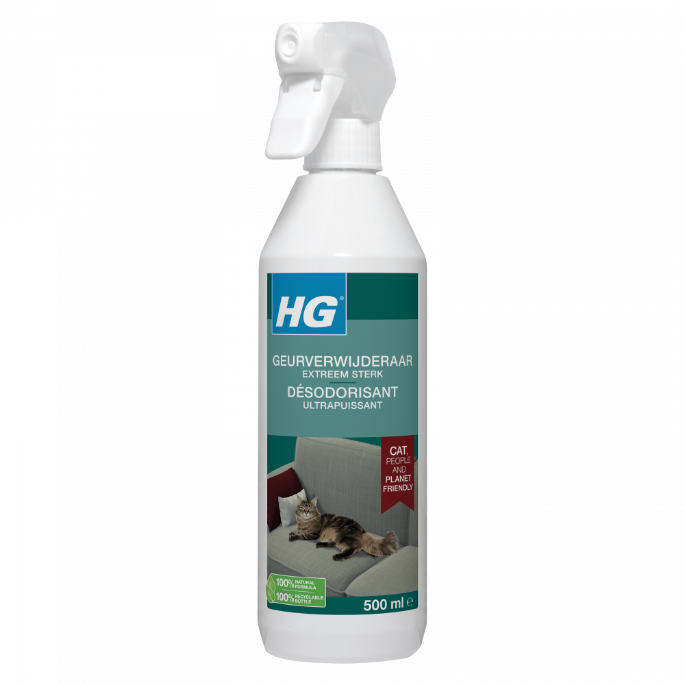 HG Pet Range geurverwijderaar sterk kat 500ml