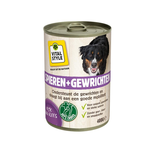 VITALstyle hond blik spieren&gewrichten 400gr