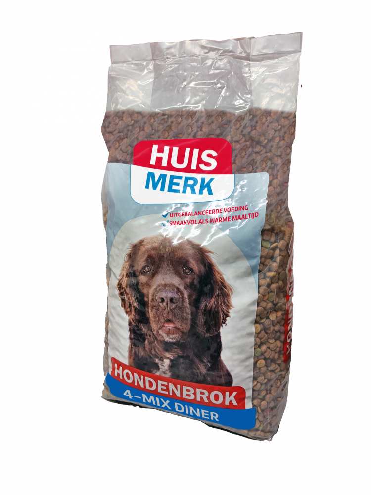 Huismerk adult diner met groente 10kg