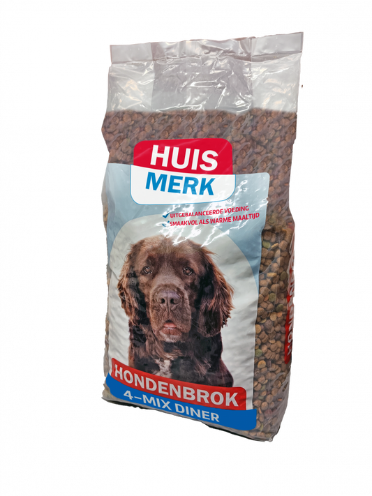 Huismerk adult diner met groente 10kg
